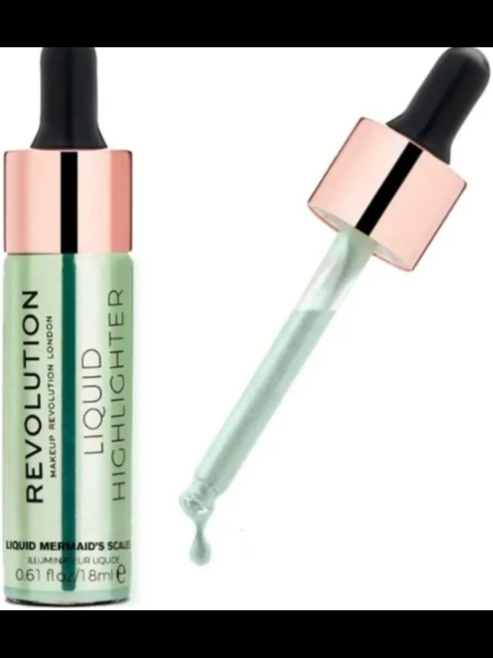 Revolution Liquid Highlighter in Light Green - Liquid Mermaid's Scale